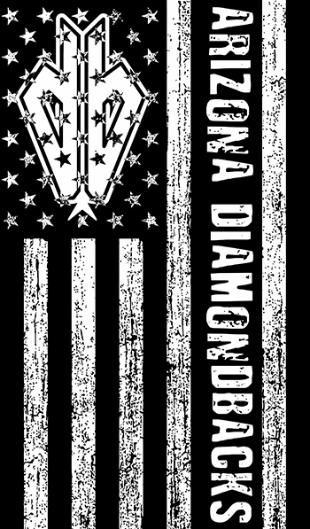 Black And White American Flag Logo Iron On Paper